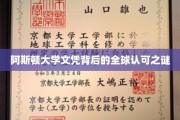 全球视野下的阿斯顿大学文凭奥秘探秘