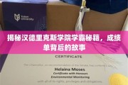 解锁学霸殿堂，汉德里克斯学院高分背后的智慧秘诀