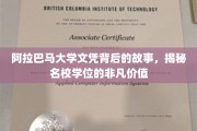 阿拉巴马大学学位背后的传奇，探索名校文凭的卓越魅力
