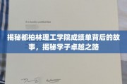 探寻都柏林理工学院学子卓越背后的秘密，一份成绩单背后的成长轨迹