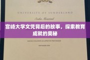 宫崎大学文凭背后的传奇，揭秘教育成就的非凡之路