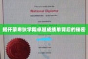 蒙卑狄学院，揭秘非凡学业成就的神秘力量