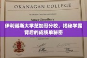 揭秘伊利诺斯大学芝加哥分校学霸的惊人成绩单！