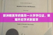 里昂一大学学位荣耀绽放，欧洲精英教育新征程启航