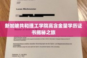 解码新加坡共和理工学院,高价值学历证书背后的非凡之旅 解码新加坡共和理工学院,高价值学历证书背后的非凡之旅