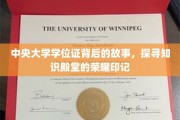 中央大学学位证，解码百年学府的荣耀传承与历史印记