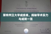 莱特州立大学成绩单，揭秘学术实力与成就一览