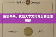 犹他大学文凭，开启你梦想人生的无限之门