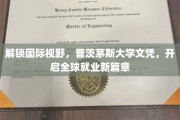 跨国梦想起航，普茨茅斯大学文凭助你驰骋全球职场