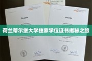 探寻荷兰蒂尔堡大学学位证书背后的传奇故事