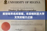 跨越学术巅峰，揭秘东安格利亚大学学位的全球吸引力