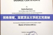 揭秘犹他荣耀，顶尖大学文凭背后的故事