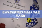揭开杜伊斯堡艾森综合大学成绩单背后的精彩世界