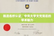 韩流名校光环下的中央大学，揭秘文凭背后的学术魅力