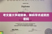 解锁学术卓越，考文垂大学成绩单背后的故事