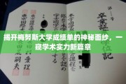 解码梅努斯大学成绩单，揭秘顶尖学术风采的神秘世界