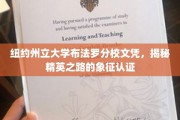 解锁精英学府，纽约州立布法罗分校文凭背后的荣耀印记