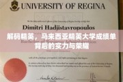 马来西亚精英大学，揭开顶尖学子成绩单背后的辉煌篇章